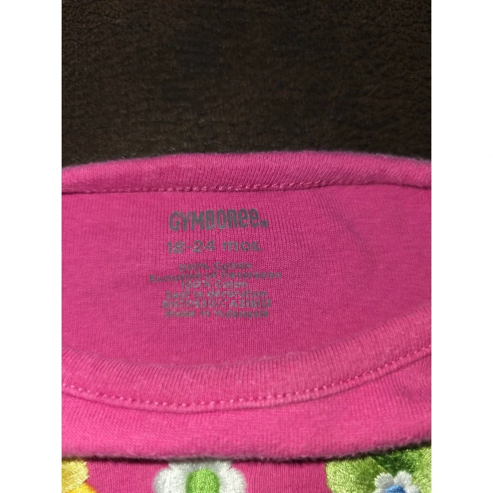 Gymboree showers of flowers floral pink top‎ size 18 24 months